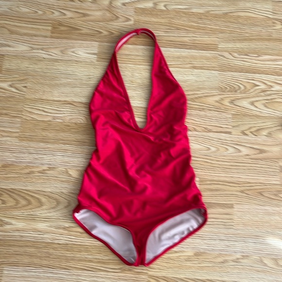 American Apparel Halter One Piece Swimsuit - Picture 1 of 7